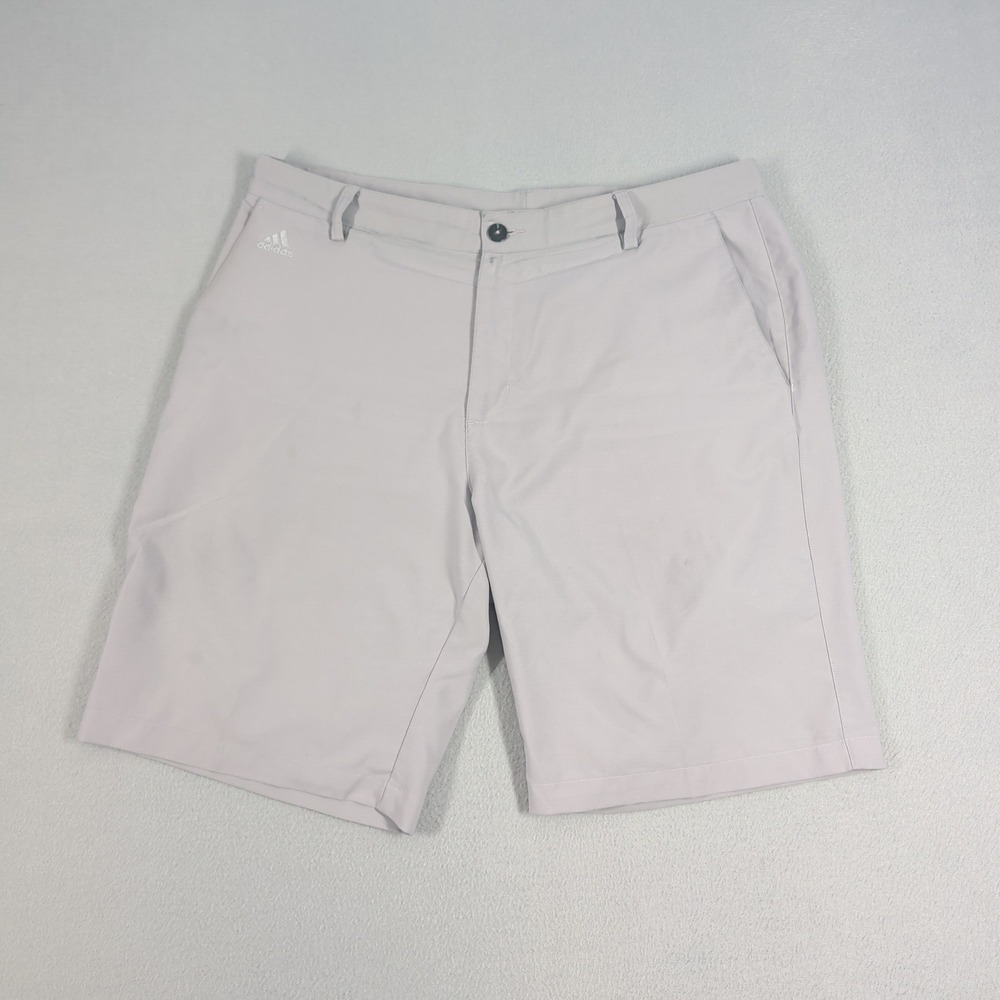 Adidas Shorts Mens 36 Gray Climalite Golf Performance Athletic Activewear - Picture 1 of 15